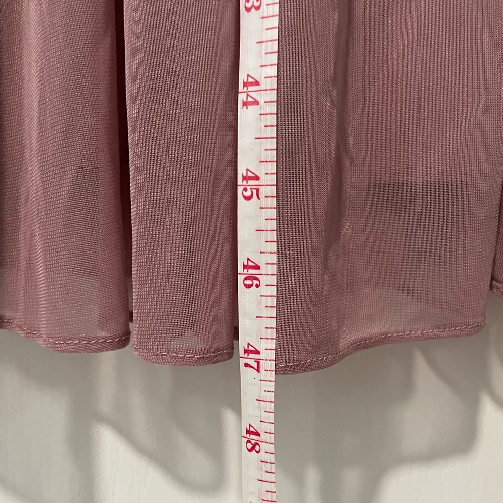 Azazie, Extra Small, Dusty Rose, Almendra Bridesmaid Dress - Picture 9 of 9